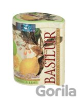 Čaj Basilur AKCe BLACK LEMON-LIME plech 100g