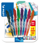 Sada 8 kusov Rollerov FriXion Ball 0.7 v rôznych farbách + hra sudoku