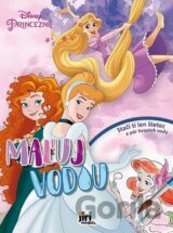 Maľuj vodou A4 - Disney Princezné