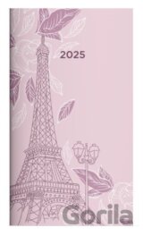 Vreckový diár 14-dňový 2025 - Paríž