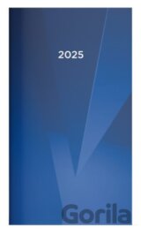 Vreckový diár 14-dňový 2025 - Modrý