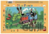 Krtek a lokomotiva - Puzzle 15 deskové
