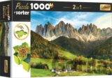Puzzle s třídičem 2v1: Dolomity, Itálie
