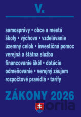 Zákony 2026 V – Štátna a verejná správa, školy a obce