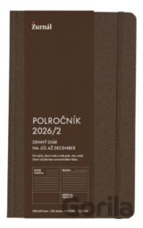 Polročník 26/2 - diár na 2.polrok 2026 - Hnedý