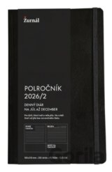 Polročník 26/2 - diár na 2.polrok 2026 - Čierny