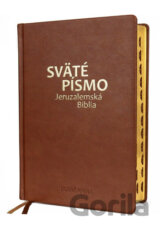 Sväté písmo - Jeruzalemská Biblia (veľký formát) hnedá obálka so zlatorezom