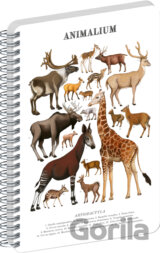 NOTIQUE Špirálový blok Animalium – Párnokopytníky