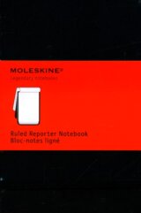 Moleskine - malý linajkový reportérsky zápisník (čierny)