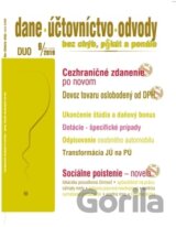 Dane, účtovníctvo, odvody 9/2019