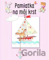 Pamiatka na môj krst (ružová)