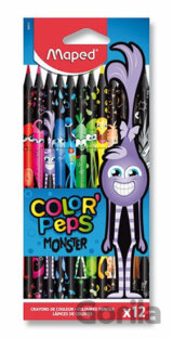 Maped - Bezdřevé pastelky Color´Peps Monster 12 ks