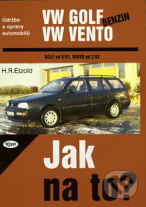 Kniha: VW Golf benzín od 9/91, Vento od 2/92 (Hans-Rüdiger Etzold). Kopp, 2001 Kniha: VW Golf benzín od 9/91, Vento od 2/92 (Hans-Rüdiger Etzold). Kopp, 2001