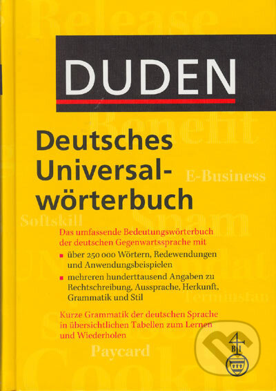Kniha: Deutsches Universal - wörterbuch (Autorský kolektív). Duden, 2001 Kniha: Deutsches Universal - wörterbuch (Autorský kolektív). Duden, 2001