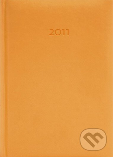 Print Pop - týždenný koženkový diár 2011 (oranžový), Helma, 2010