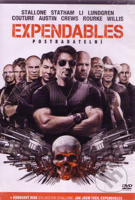 Film: Expendables: Postradatelní (Silvester Stalone) (DVD). Hollywood Film: Expendables: Postradatelní (Silvester Stalone) (DVD). Hollywood