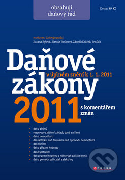 Kniha: Daňové zákony 2011 (Zuzana Rylová a kolektiv). Computer Press, 2011 Kniha: Daňové zákony 2011 (Zuzana Rylová a kolektiv). Computer Press, 2011