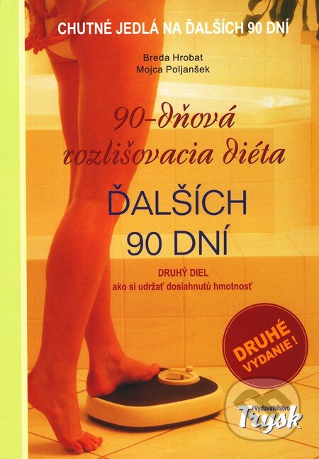 Kniha: 90-dňová rozlišovacia diéta - Ďalších 90 dní (Druhé vydanie) (Breda Hrobat a Mojca Poljanšek). Trysk, 2009 Kniha: 90-dňová rozlišovacia diéta - Ďalších 90 dní (Druhé vydanie) (Breda Hrobat a Mojca Poljanšek). Trysk, 2009