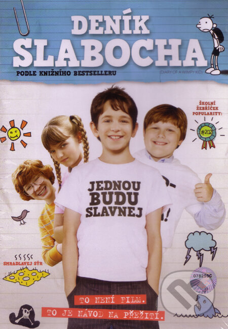Film: Deník slabocha (Thor Freudenthal) (DVD). Bonton Film, 2010 Film: Deník slabocha (Thor Freudenthal) (DVD). Bonton Film, 2010
