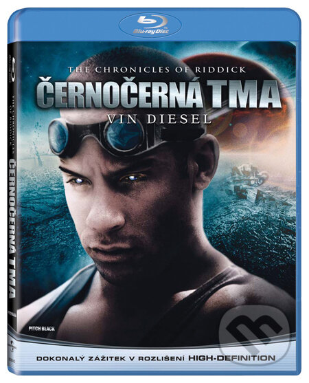 Film: Černočerná tma (David Twohy a David N. Twohy) (Blu-ray). Bonton Film, 2000 Film: Černočerná tma (David Twohy a David N. Twohy) (Blu-ray). Bonton Film, 2000