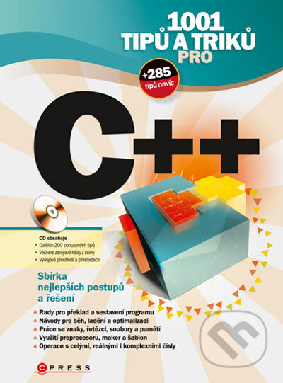 Kniha: 1001 tipů a triků pro C++ (Miroslav Virius). Computer Press, 2011 Kniha: 1001 tipů a triků pro C++ (Miroslav Virius). Computer Press, 2011