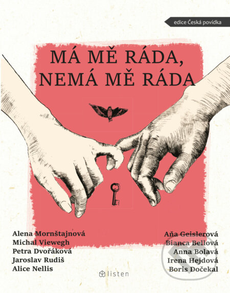 E-kniha: Má mě ráda, nemá mě ráda (Alena Mornštajnová, Alice Nellis, Aňa Geislerová, Anna Bolavá, Bianca Bellová, Boris Dočekal, Irena Hejdová, Jaroslav Rudiš, Michal Viewegh a Petra Dvořáková). Listen, 2021 E-kniha: Má mě ráda, nemá mě ráda (Alena Mornštajnová, Alice Nellis, Aňa Geislerová, Anna Bolavá, Bianca Bellová, Boris Dočekal, Irena Hejdová, Jaroslav Rudiš, Michal Viewegh a Petra Dvořáková). Listen, 2021