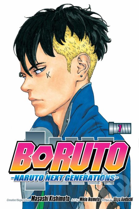 Kniha: Boruto 7 (Masashi Kishimoto a Ukyo Kodachi). Viz Media, 2019 Kniha: Boruto 7 (Masashi Kishimoto a Ukyo Kodachi). Viz Media, 2019
