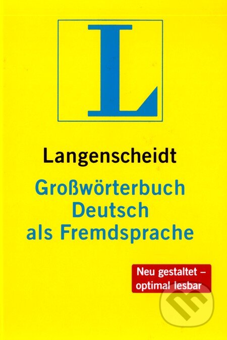 Kniha: Langenscheidt Großwörterbuch Deutsch als Fremdsprache + CD-ROM (Langenscheidt). Langenscheidt, 2010 Kniha: Langenscheidt Großwörterbuch Deutsch als Fremdsprache + CD-ROM (Langenscheidt). Langenscheidt, 2010