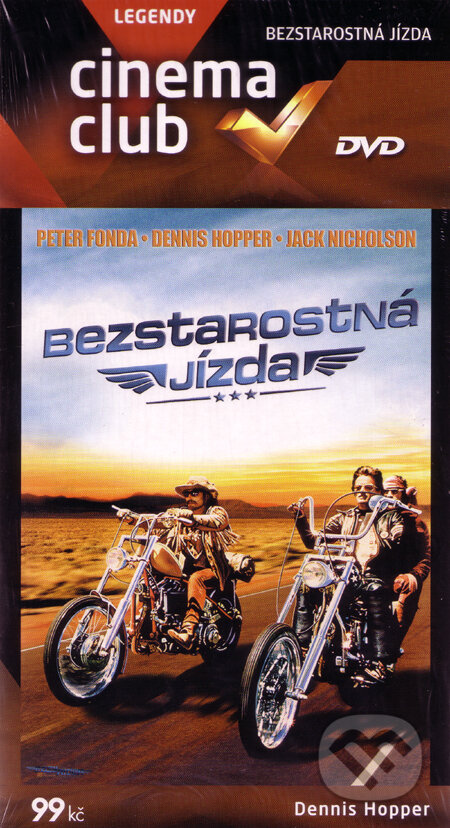 Film: Bezstarostná jízda (Dennis Hooper a Dennis Hopper) (DVD). Bonton Film, 1969 Film: Bezstarostná jízda (Dennis Hooper a Dennis Hopper) (DVD). Bonton Film, 1969