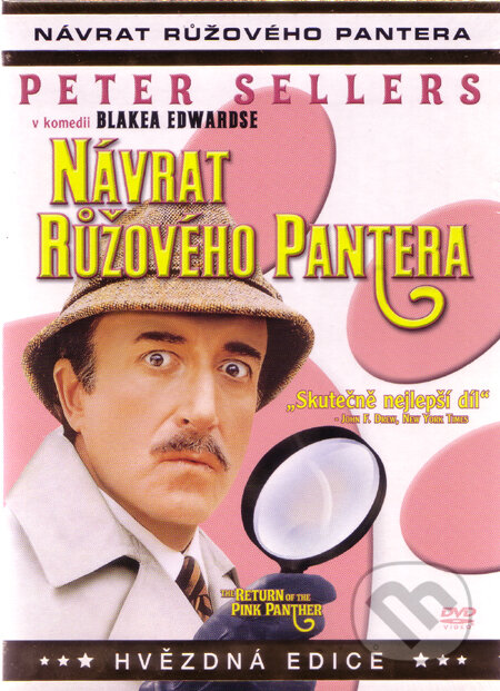 Film: Návrat Ružového Pantera (Blake Edwards) (DVD). Bonton Film, 1975 Film: Návrat Ružového Pantera (Blake Edwards) (DVD). Bonton Film, 1975