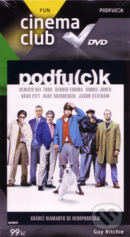 Film: Podfu(c)k (Guy Ritchie) (DVD). Bonton Film, 2000 Film: Podfu(c)k (Guy Ritchie) (DVD). Bonton Film, 2000