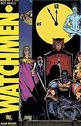 Kniha: Watchmen (Alan Moore a Dave Gibbons). Titan Books, 2008 Kniha: Watchmen (Alan Moore a Dave Gibbons). Titan Books, 2008
