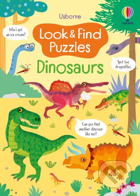 Look and Find Puzzles: Dinosaurs - Kirsteen Robson, Gareth Lucas (ilustrátor), Usborne, 2021