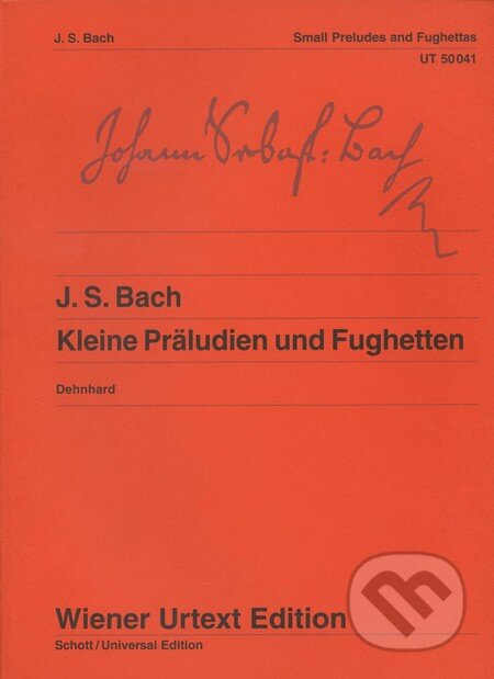 Kniha: Kleine Präludien und Fughetten (J.S. Bach). SCHOTT MUSIC PANTON s.r.o., 1973 Kniha: Kleine Präludien und Fughetten (J.S. Bach). SCHOTT MUSIC PANTON s.r.o., 1973