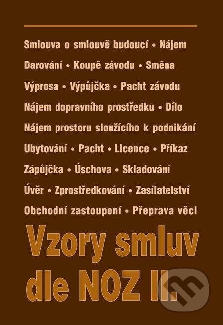 E-kniha: Vzory smluv dle NOZ II. (Poradca s.r.o.). Poradca s.r.o. E-kniha: Vzory smluv dle NOZ II. (Poradca s.r.o.). Poradca s.r.o.