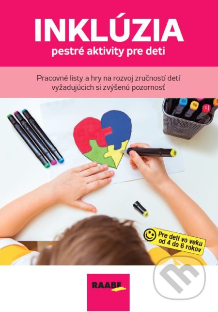 Kniha: Inklúzia - pestré aktivity pre deti (Barbora Kováčová..., Lucia Capáková, Marie Doležalová, Monika Homolová a Zuzana Fábry Lucká). Raabe, 2021 Kniha: Inklúzia - pestré aktivity pre deti (Barbora Kováčová..., Lucia Capáková, Marie Doležalová, Monika Homolová a Zuzana Fábry Lucká). Raabe, 2021
