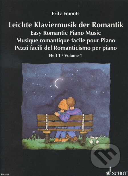 Kniha: Leichte Klaviermusik der Romantik / Easy Romantic Piano Music (Fritz Emonts). SCHOTT MUSIC PANTON s.r.o., 2002 Kniha: Leichte Klaviermusik der Romantik / Easy Romantic Piano Music (Fritz Emonts). SCHOTT MUSIC PANTON s.r.o., 2002