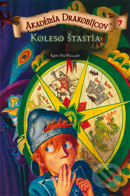 Kniha: Akadémia drakobijcov 7 - Koleso nešťastia (Kate McMullan). PB Publishing, 2011 Kniha: Akadémia drakobijcov 7 - Koleso nešťastia (Kate McMullan). PB Publishing, 2011