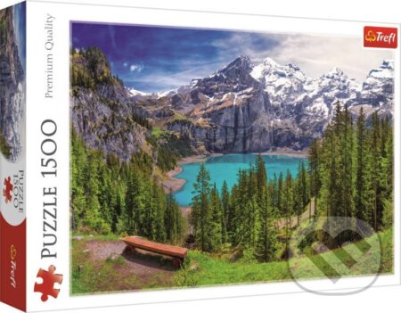 Puzzle: Jezero Oeschinen, Alpy (Trefl). Trefl, 2020 Puzzle: Jezero Oeschinen, Alpy (Trefl). Trefl, 2020