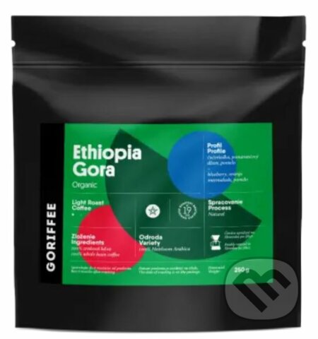 Kávy a čaje: Ethiopia Gora Natural (Goriffee). Goriffee, 2021 Kávy a čaje: Ethiopia Gora Natural (Goriffee). Goriffee, 2021