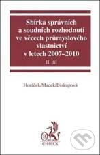 Kniha: Sbírka správních a soudních rozhodnutí ve věcech průmyslového vlastnictví - II. díl (R. Horáček a kolektív). C. H. Beck, 2011 Kniha: Sbírka správních a soudních rozhodnutí ve věcech průmyslového vlastnictví - II. díl (R. Horáček a kolektív). C. H. Beck, 2011
