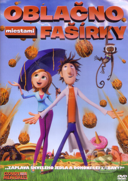 Film: Oblačno, miestami fašírky (Phil Lord a Chris Miller) (DVD). Bonton Film Film: Oblačno, miestami fašírky (Phil Lord a Chris Miller) (DVD). Bonton Film