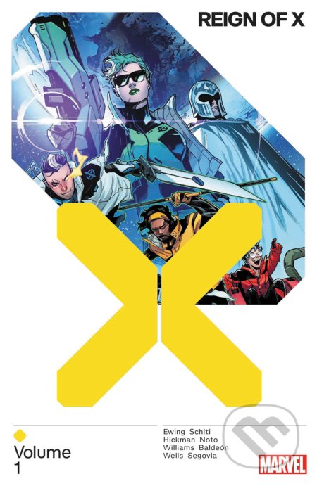 Kniha: Reign of X (Volume 1) (Al Ewing, Jonathan Hickman, Leah Williams a Zeb Wells). Marvel, 2021 Kniha: Reign of X (Volume 1) (Al Ewing, Jonathan Hickman, Leah Williams a Zeb Wells). Marvel, 2021