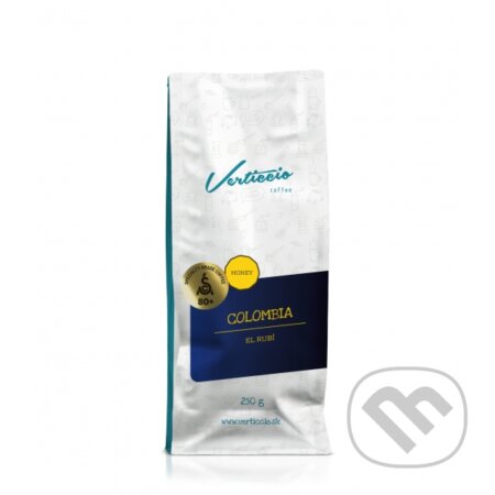 Kávy a čaje: Verticcio Colombia El Rubí HONEY (250 g) (Verticcio). Verticcio Kávy a čaje: Verticcio Colombia El Rubí HONEY (250 g) (Verticcio). Verticcio