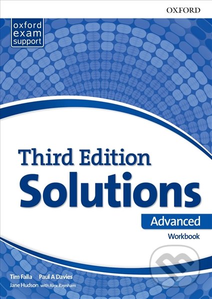 Kniha: Maturita Solutions - Advanced - Workbook (Paul A. Davies). Oxford University Press, 2018 Kniha: Maturita Solutions - Advanced - Workbook (Paul A. Davies). Oxford University Press, 2018