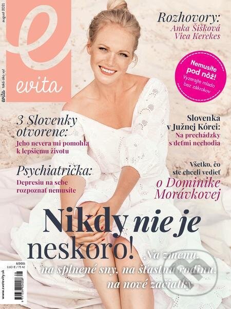 E-kniha: E-Evita magazín 08/2021 (MAFRA Slovakia). MAFRA Slovakia E-kniha: E-Evita magazín 08/2021 (MAFRA Slovakia). MAFRA Slovakia