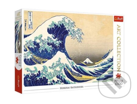 Puzzle: Kacušika Hokusai: Velká vlna u pobřeží Kanagawy (Trefl). Trefl, 2021 Puzzle: Kacušika Hokusai: Velká vlna u pobřeží Kanagawy (Trefl). Trefl, 2021