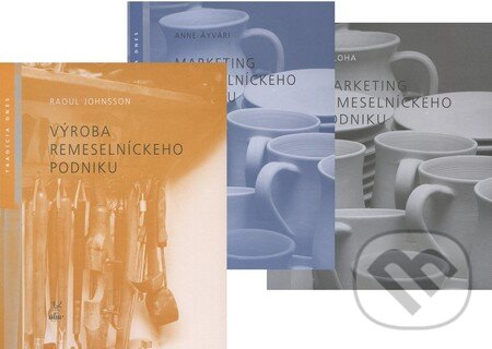 Kniha: Výroba remeselníckeho podniku (2x príloha: Marketing remeselníckeho podniku) (Anne Ayvari a Raoul Johnsson). Ústredie ľudovej umeleckej výroby, 2008 Kniha: Výroba remeselníckeho podniku (2x príloha: Marketing remeselníckeho podniku) (Anne Ayvari a Raoul Johnsson). Ústredie ľudovej umeleckej výroby, 2008