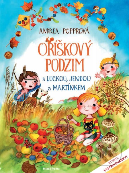 Kniha: Oříškový podzim (Andrea Popprová). Mladá fronta, 2021 Kniha: Oříškový podzim (Andrea Popprová). Mladá fronta, 2021