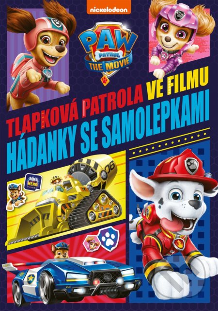 Kniha: Tlapková patrola ve filmu: Hádanky se samolepkami (Egmont ČR). Egmont ČR, 2021 Kniha: Tlapková patrola ve filmu: Hádanky se samolepkami (Egmont ČR). Egmont ČR, 2021